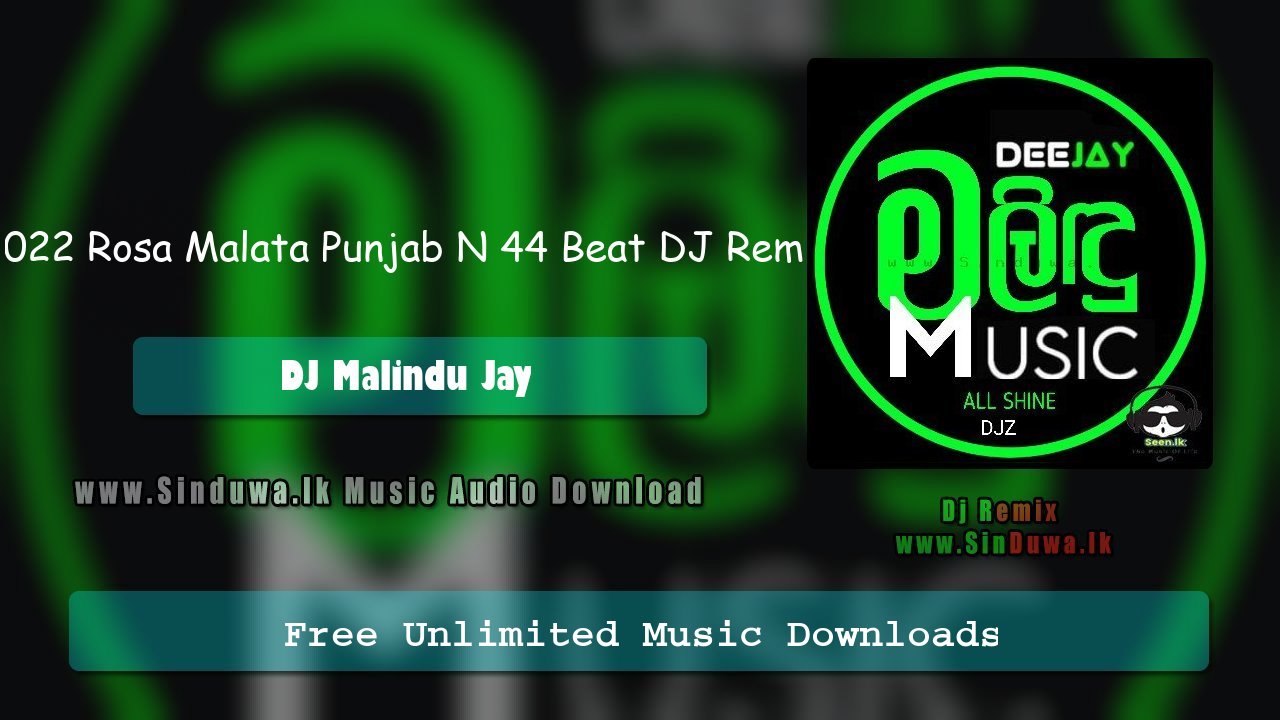 2022 Rosa Malata Song Punjab N 44 Beat DJ Remix