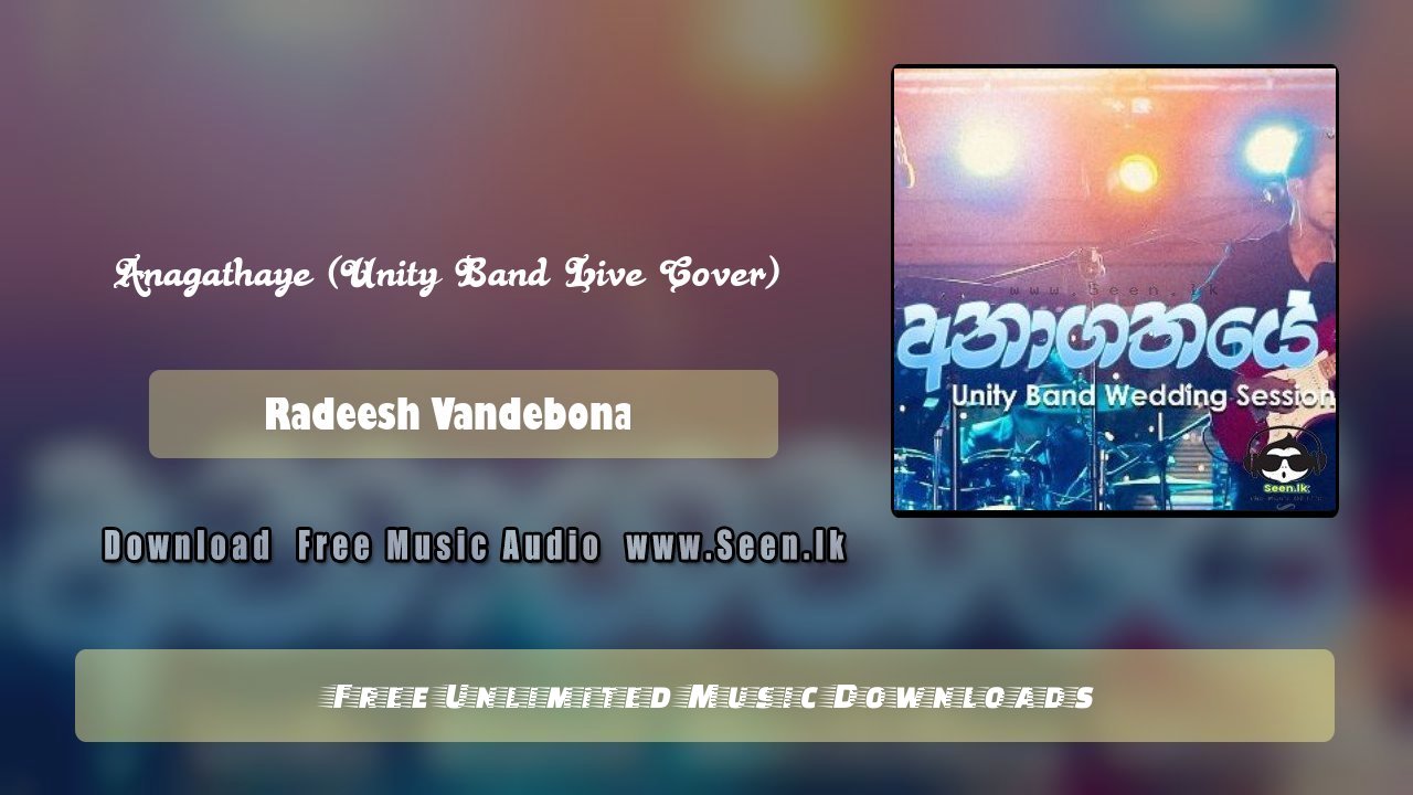 Anagathaye (Unity Band Live Cover)