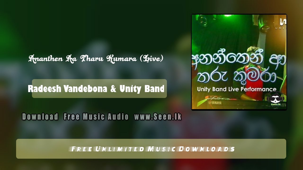 Ananthen Aa Tharu Kumara (Live)