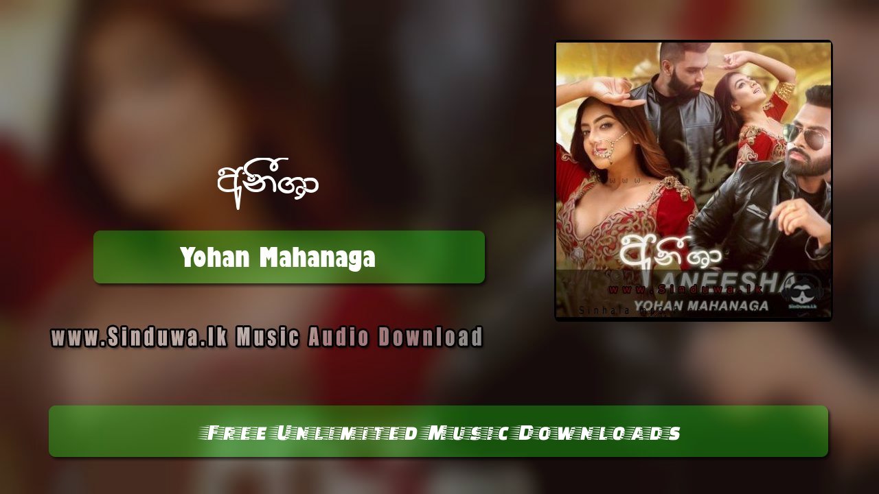 Aneesha by Yohan Mahanaga song cover