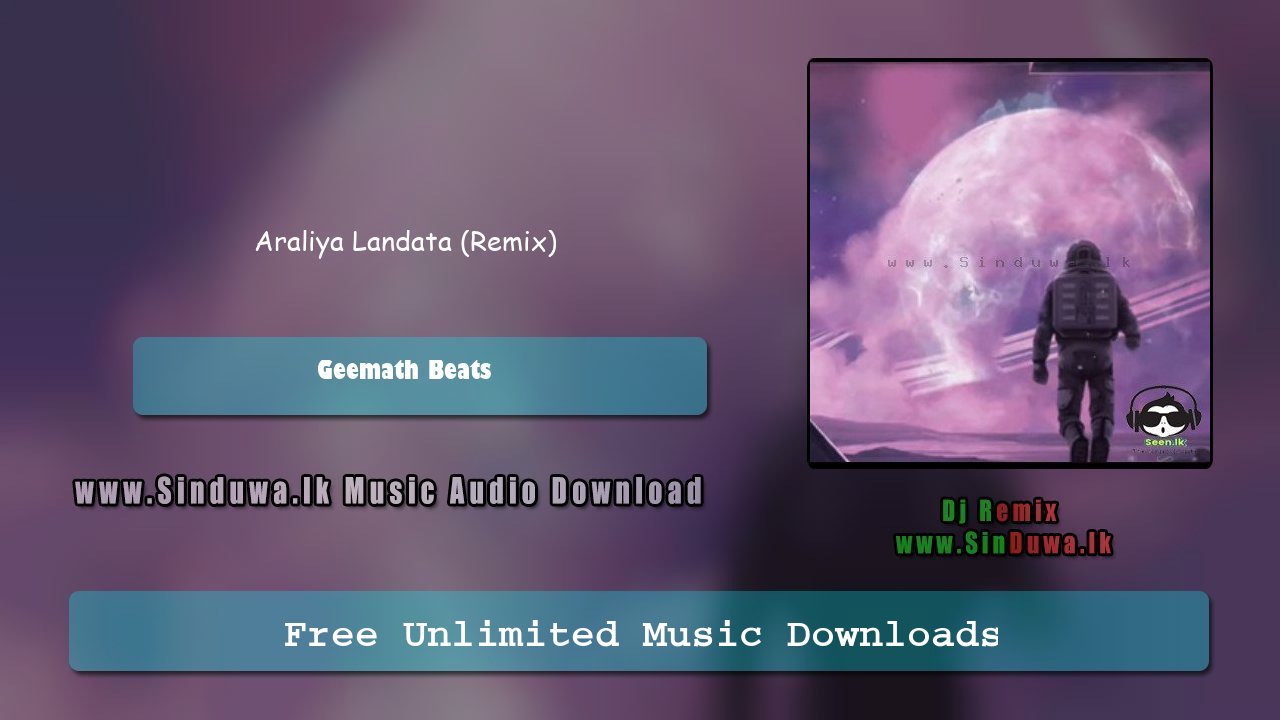 Araliya Landata (Remix) by Geemath Beats song cover