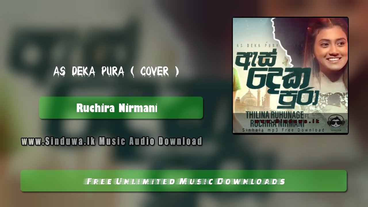 As Deka Pura ( Cover ) by Ruchira Nirmani song cover