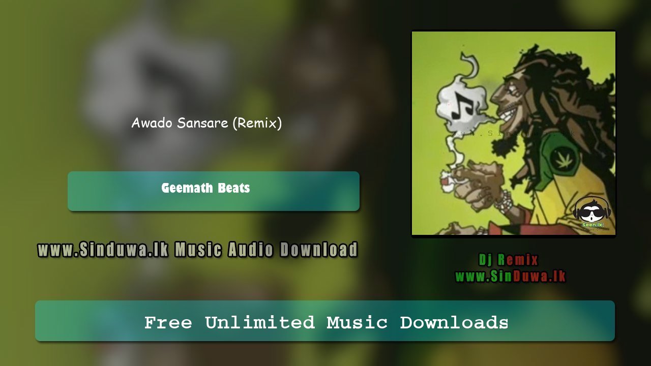 Awado Sansare (Remix) by Geemath Beats song cover