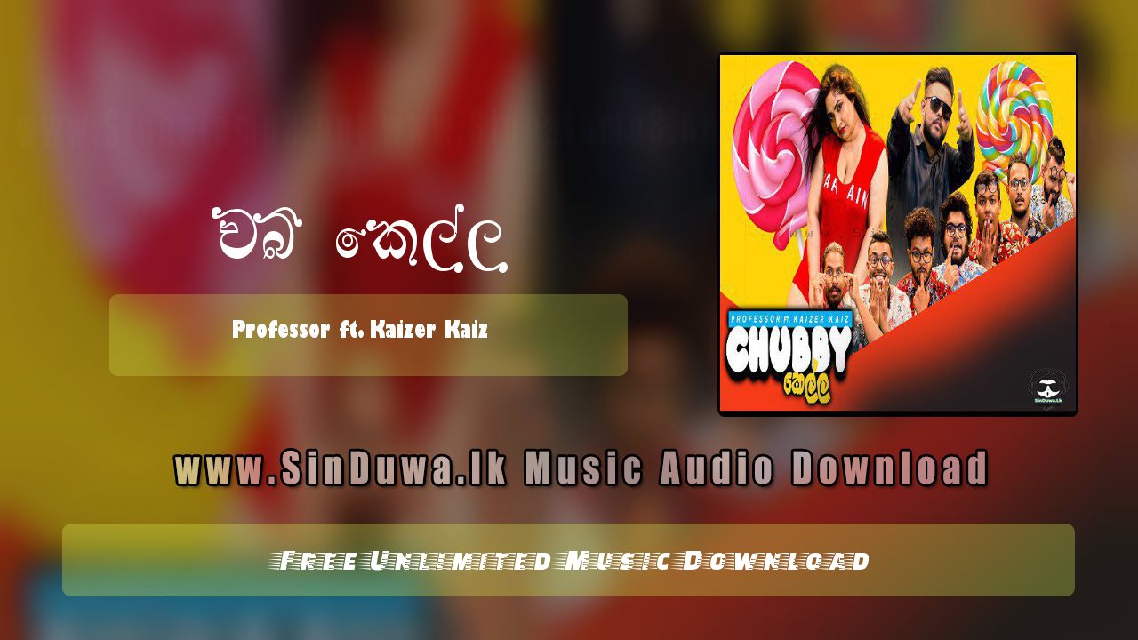 Chubby Kella by Professor ft. Kaizer Kaiz song cover