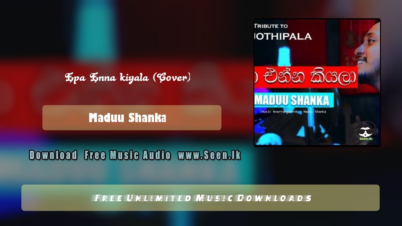 Epa Enna kiyala (Cover)