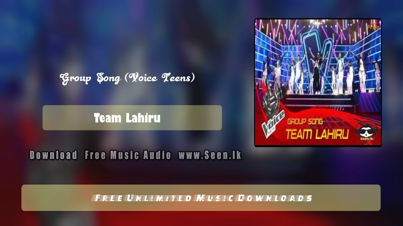 Group Song (Voice Teens)