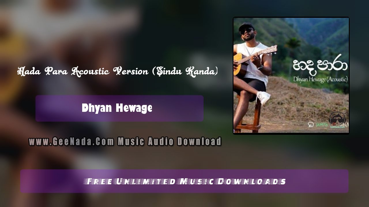Hada Para Acoustic Version (Sindu Kanda)
