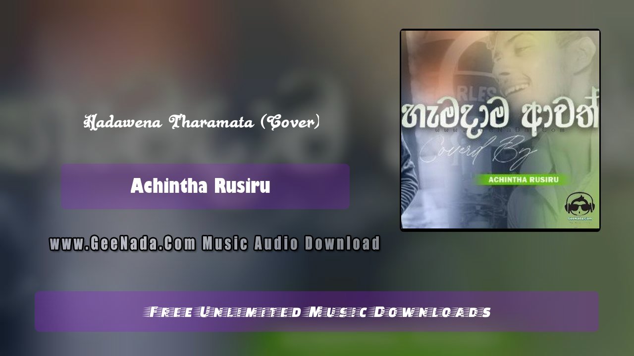 Hadawena Tharamata (Cover)