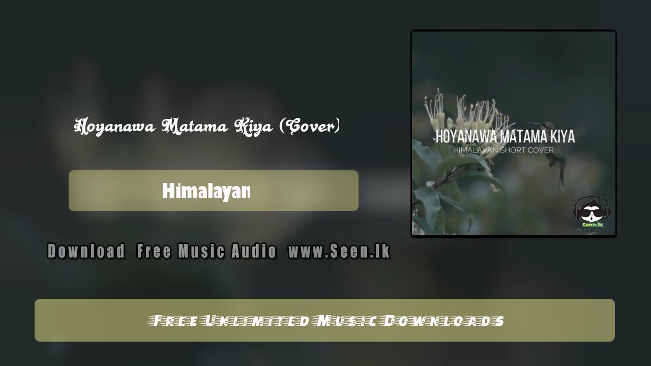 Hoyanawa Matama Kiya (Cover)