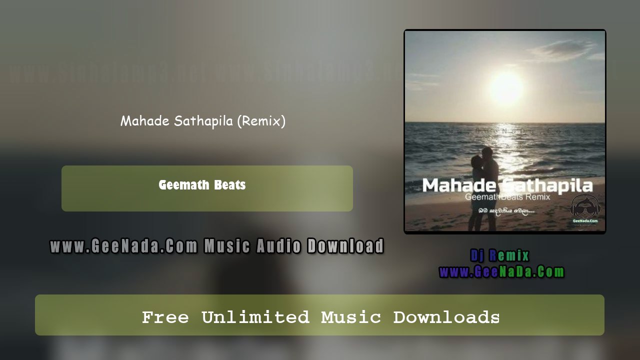 Mahade Sathapila (Remix)
