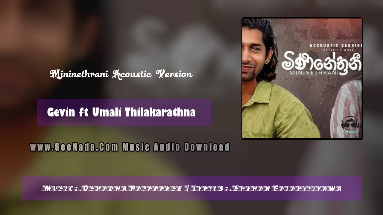 Mininethrani Acoustic Version
