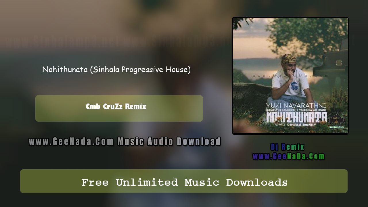 Nohithunata (Sinhala Progressive House)