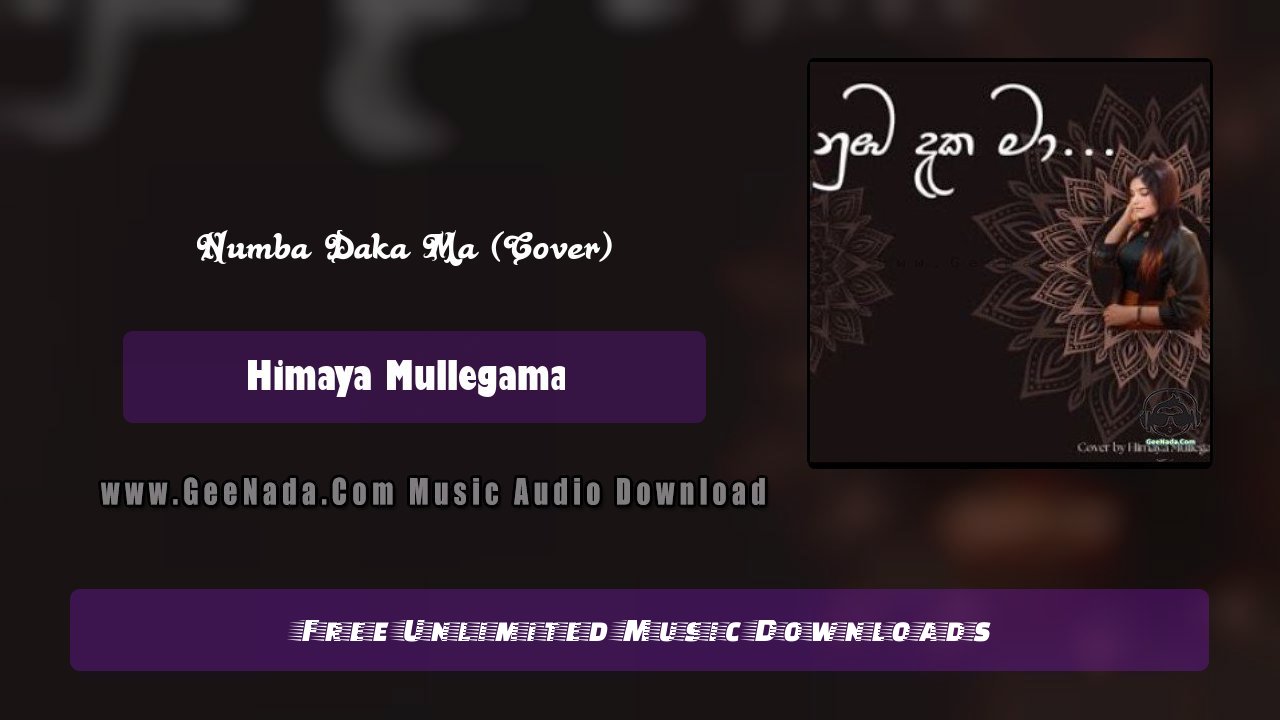 Numba Daka Ma (Cover)