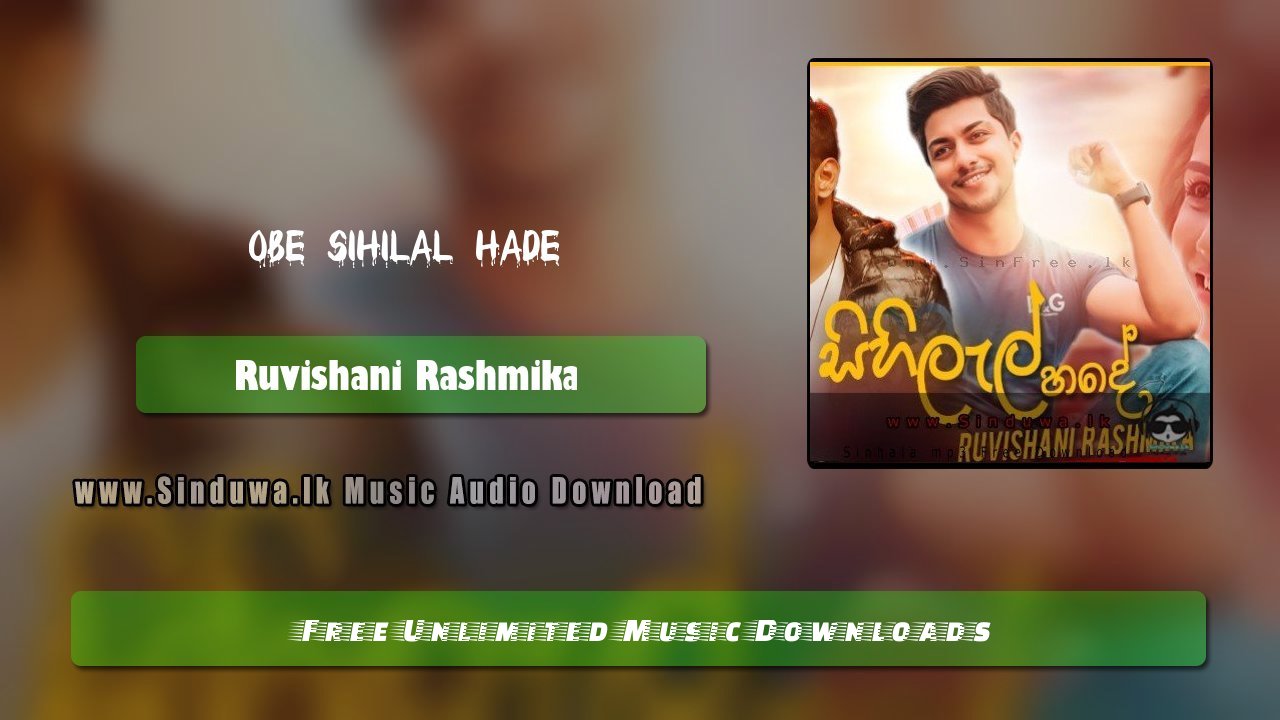 Obe Sihilal Hade by Ruvishani Rashmika song cover
