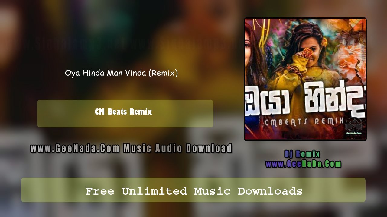 Oya Hinda Man Vinda (Remix) 