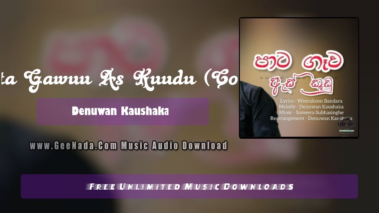 Pata Gawuu As Kuudu (Cover)