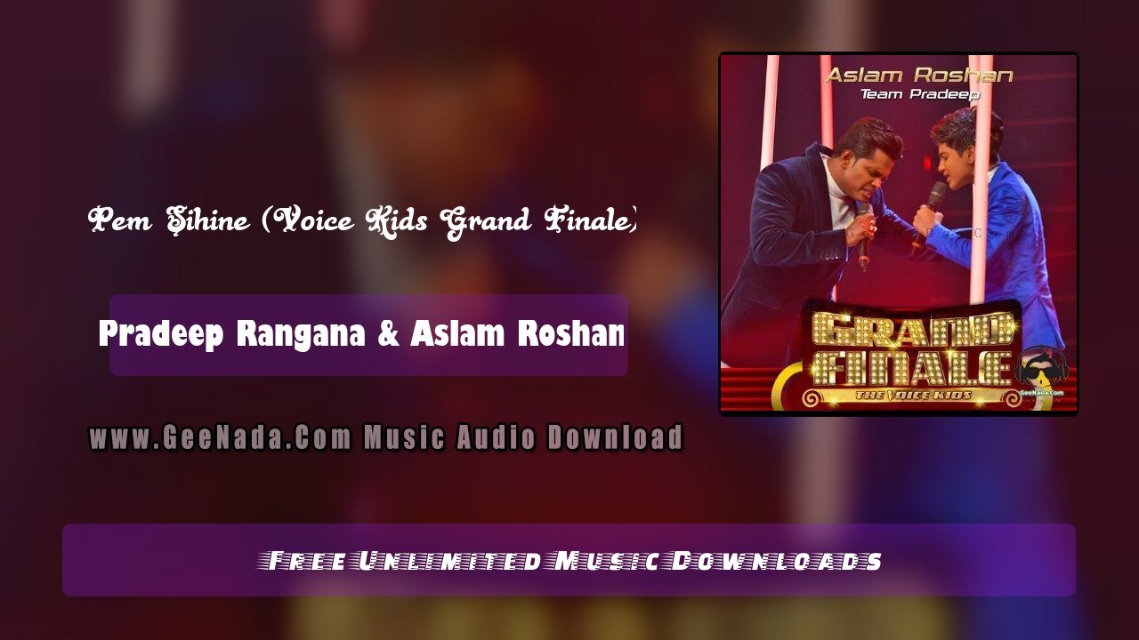 Pem Sihine (Voice Kids Grand Finale)