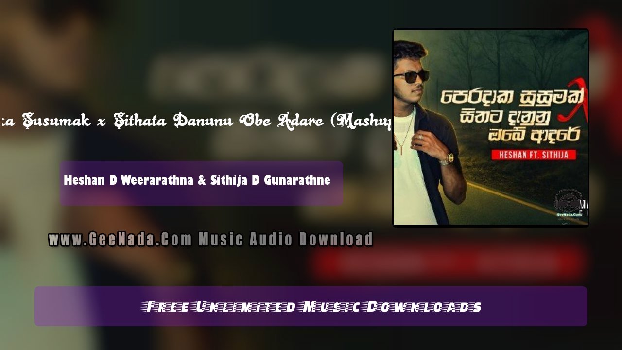 Peradaka Susumak x Sithata Danunu Obe Adare (Mashup Cover)