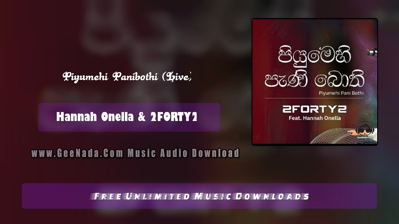 Piyumehi Panibothi (Live)