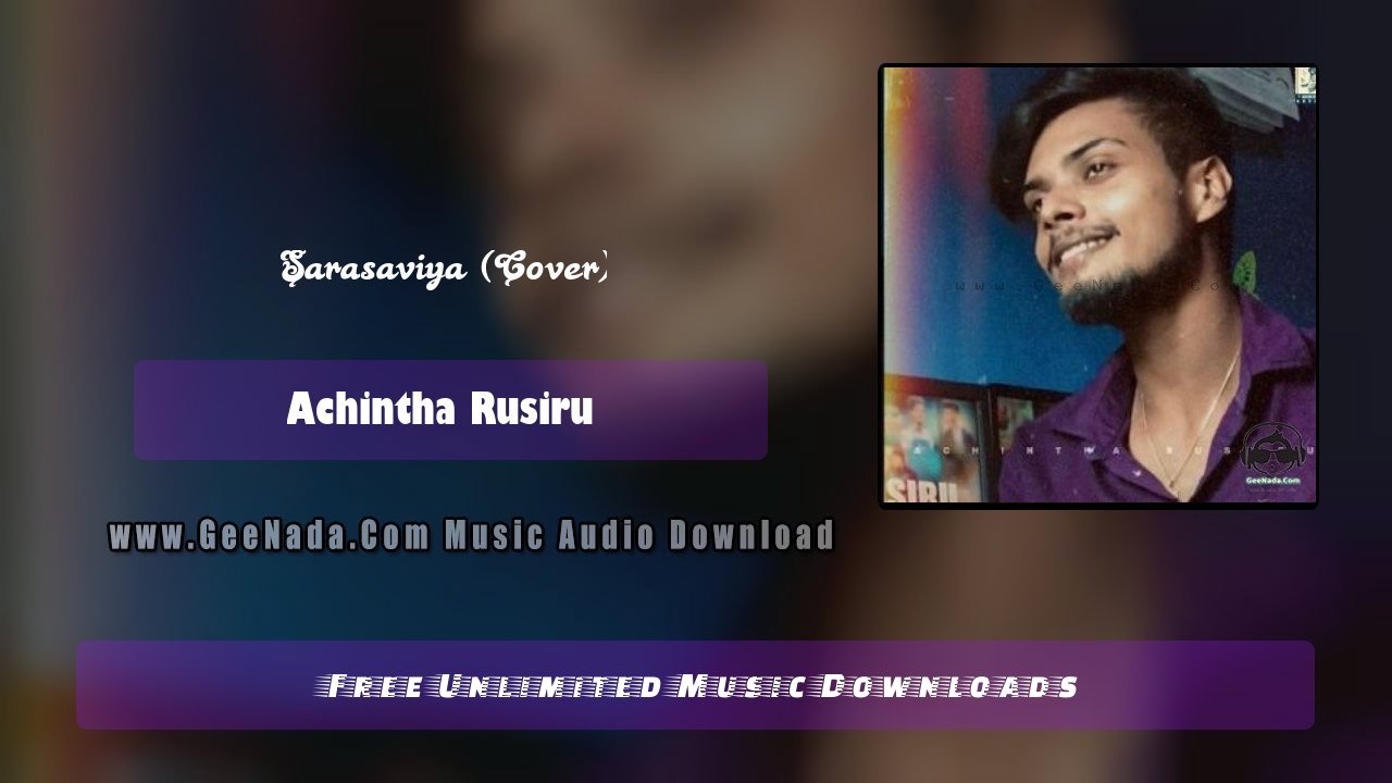 Sarasaviya (Cover)