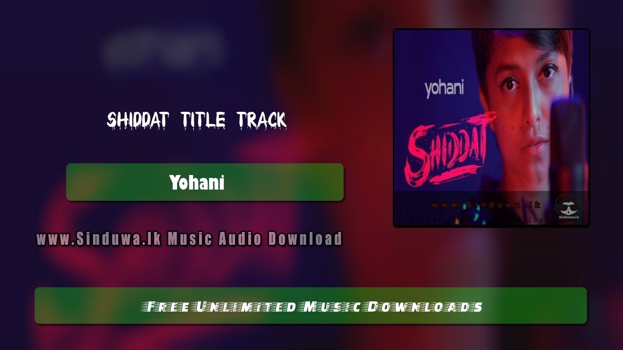 Shiddat Title Track