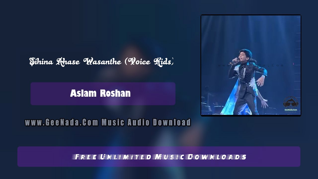 Sihina Ahase Wasanthe (Voice Kids)