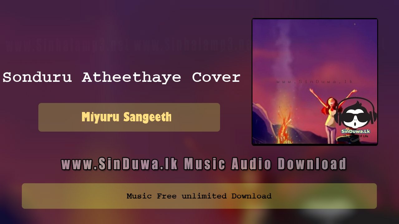 Sonduru Atheethaye Cover by Miyuru Sangeeth song cover