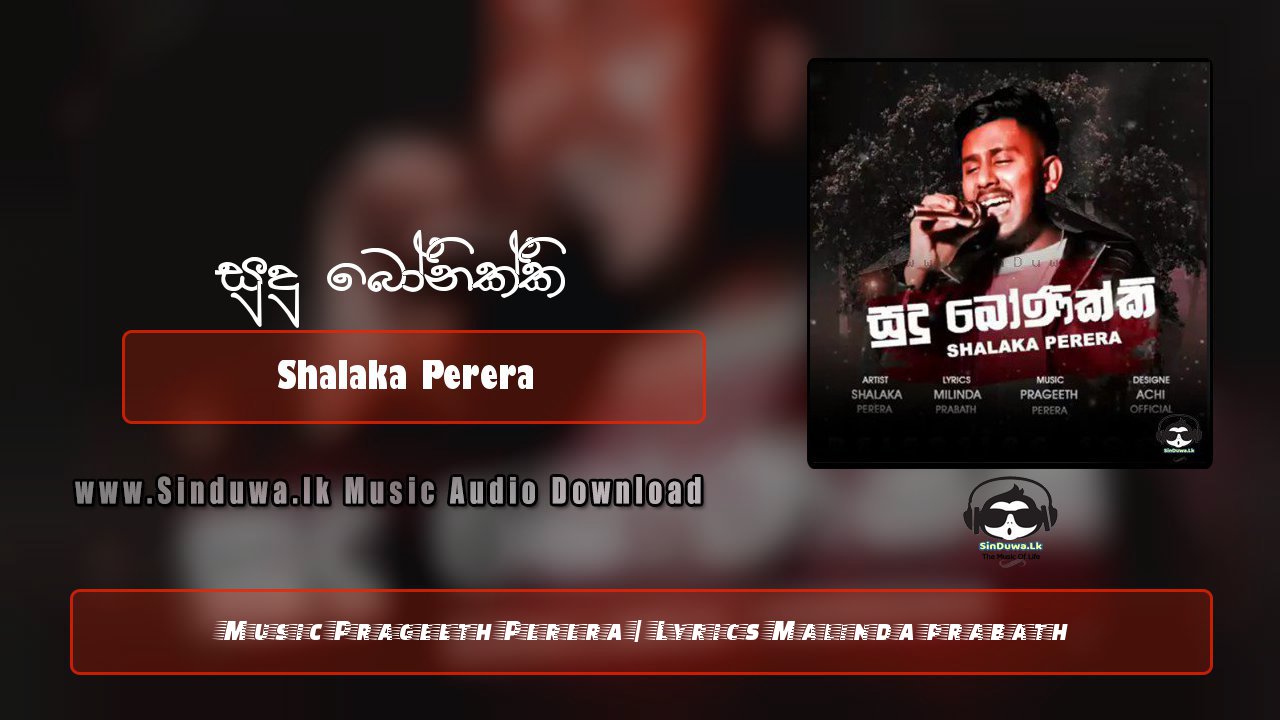 Sudu Bonikki by Shalaka Perera song cover