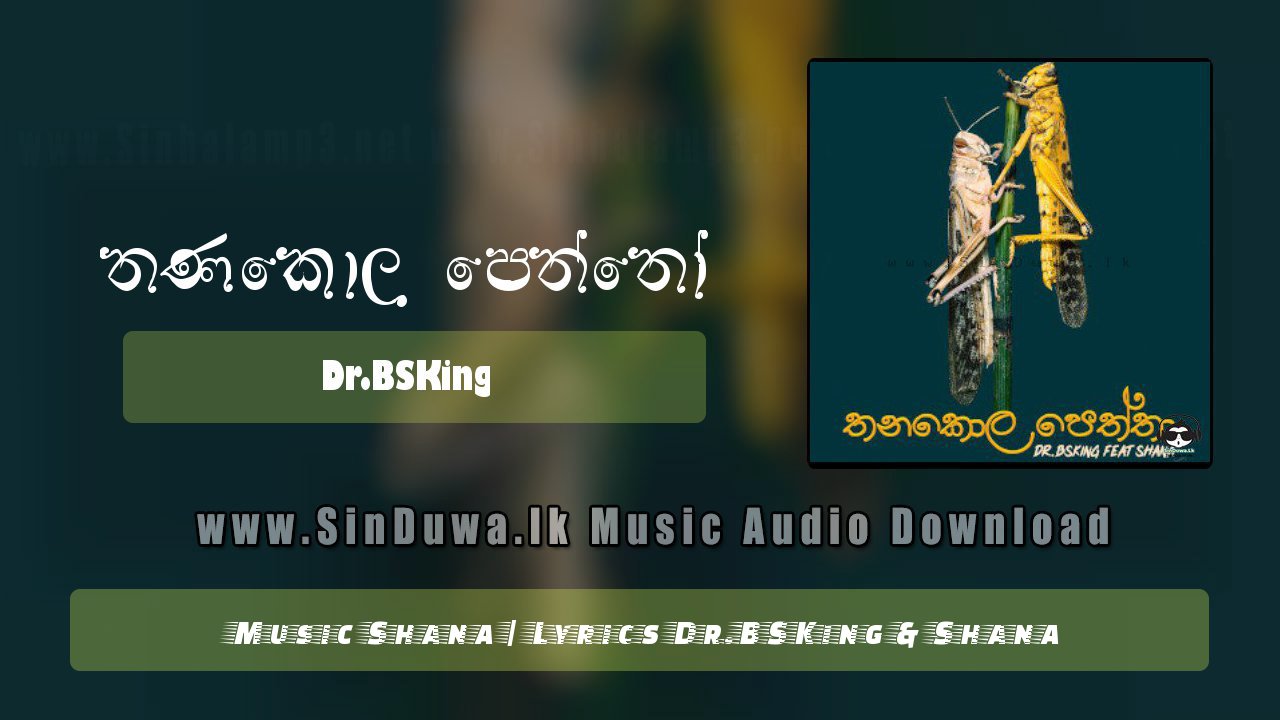 Thanakola Peththo by Dr.BSKing song cover