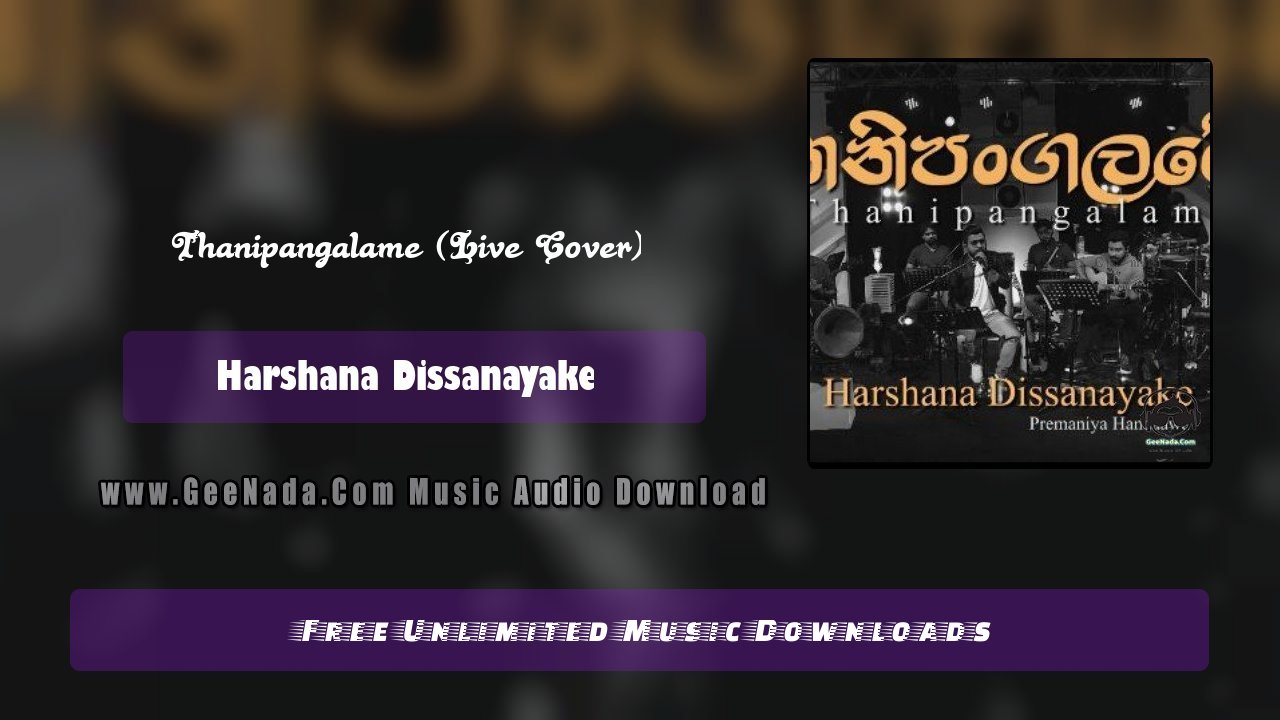 Thanipangalame (Live Cover)