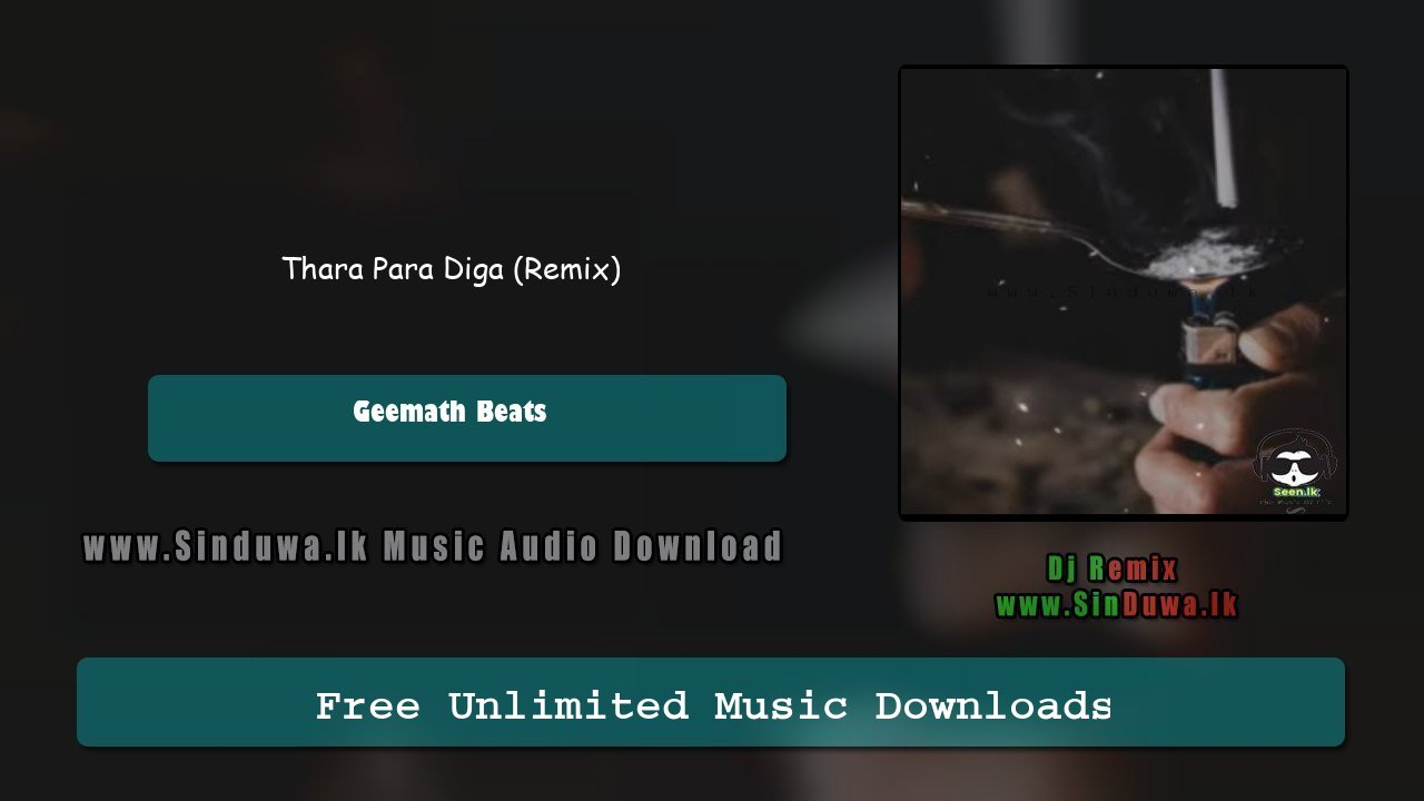Thara Para Diga (Remix) by Geemath Beats song cover